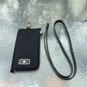 Kate spade lanyard card holder